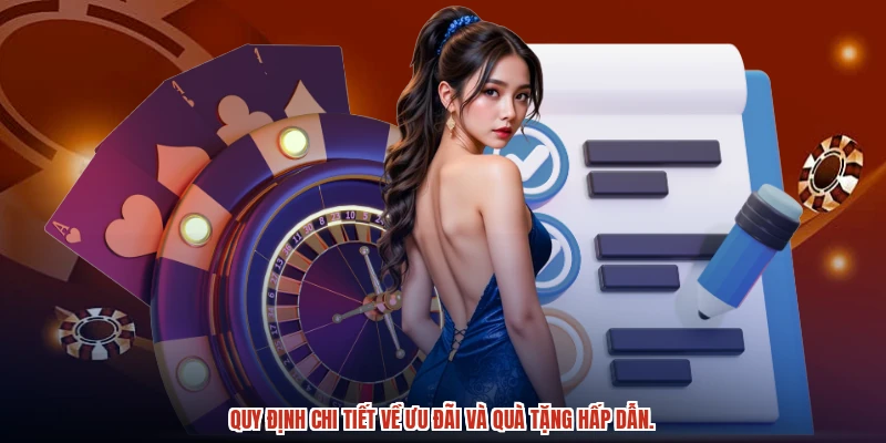 Quy định chi tiết về ưu đãi và quà tặng hấp dẫn. Quy định chi tiết về ưu đãi và quà tặng hấp dẫn.