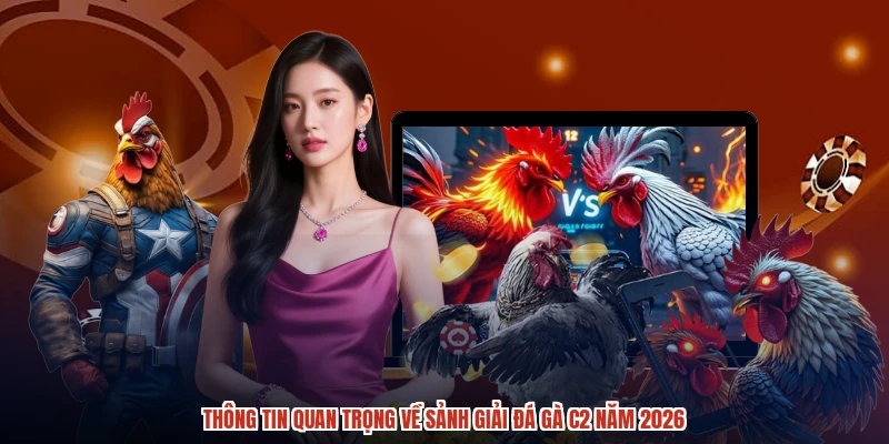 Thông tin quan trọng về sảnh giải đá gà C2 năm 2026