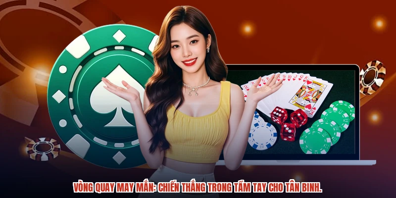 Vòng quay may mắn chiến thắng trong tầm tay cho tân binh. Vòng quay may mắn chiến thắng trong tầm tay cho tân binh.